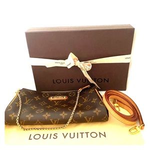 Authentic Louis Vuitton Monogram Eva